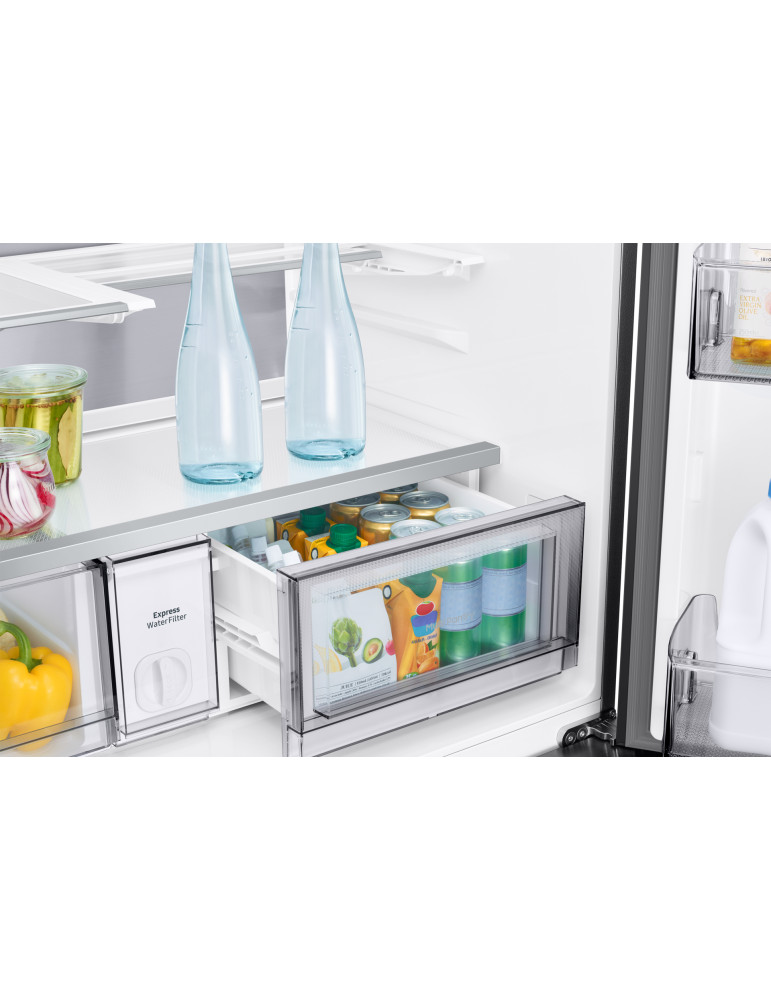 Samsung Series 9 Réfrigérateur Bespoke AI - Multi-portes- Double fabrique de glace auto - 654L - RM90F67CECEF- Classe