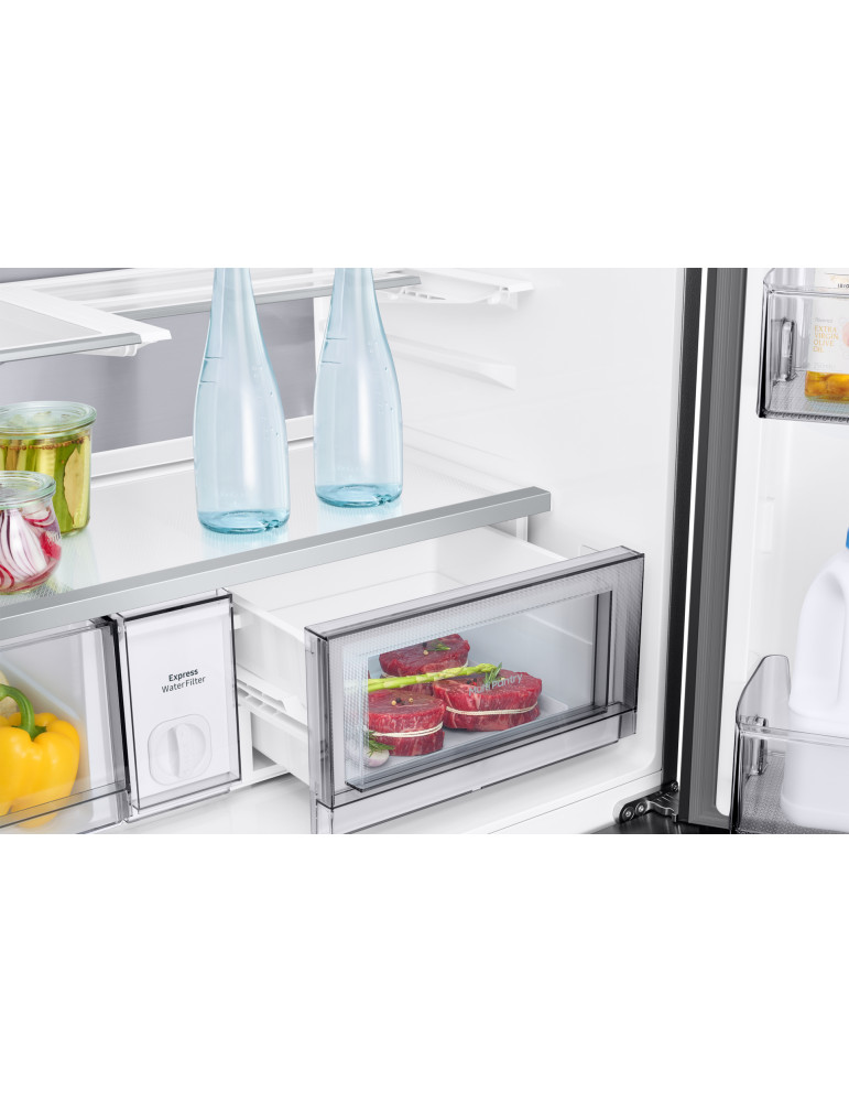 Samsung Series 9 Réfrigérateur Bespoke AI - Multi-portes- Double fabrique de glace auto - 654L - RM90F67CECEF- Classe