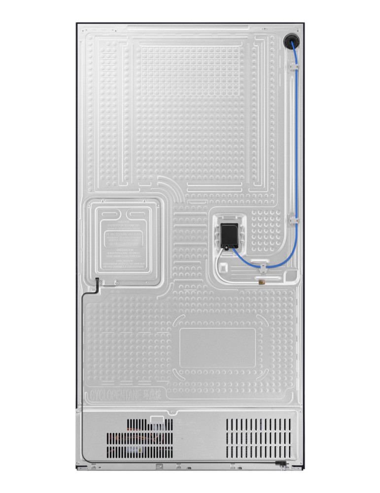 Samsung Series 9 Réfrigérateur Bespoke AI - Multi-portes- Double fabrique de glace auto - 654L - RM90F67CECEF- Classe