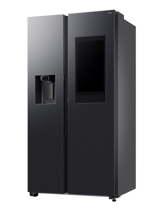 Samsung Series 9 Réfrigérateur Bespoke AI Family Hub -Américain- Carbone- 614L - RS90F66BEFEF- Classe E