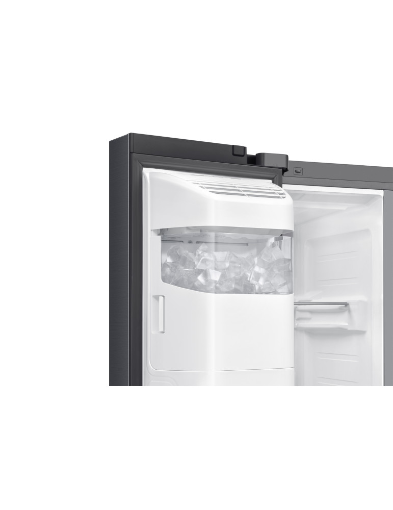 Samsung Series 9 Réfrigérateur Bespoke AI Family Hub -Américain- Carbone- 614L - RS90F66BEFEF- Classe E
