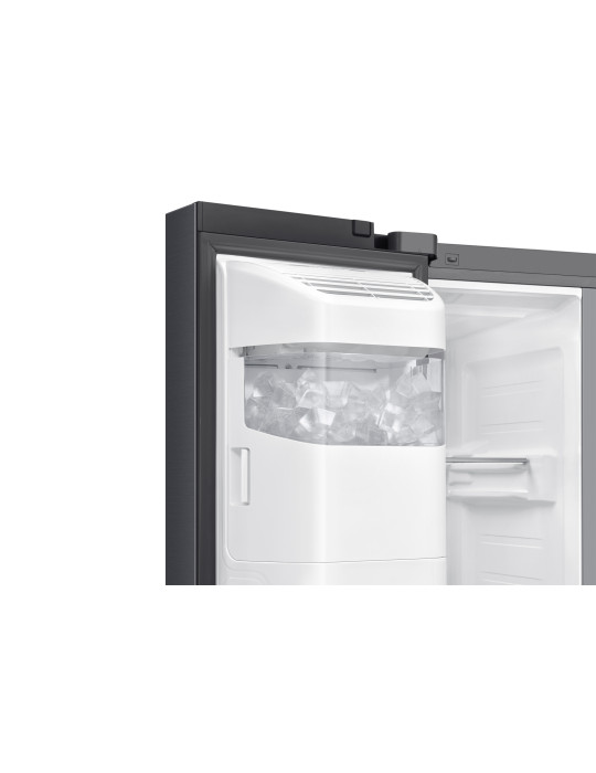 Samsung Series 9 Réfrigérateur Bespoke AI Family Hub -Américain- Carbone- 614L - RS90F66BEFEF- Classe E
