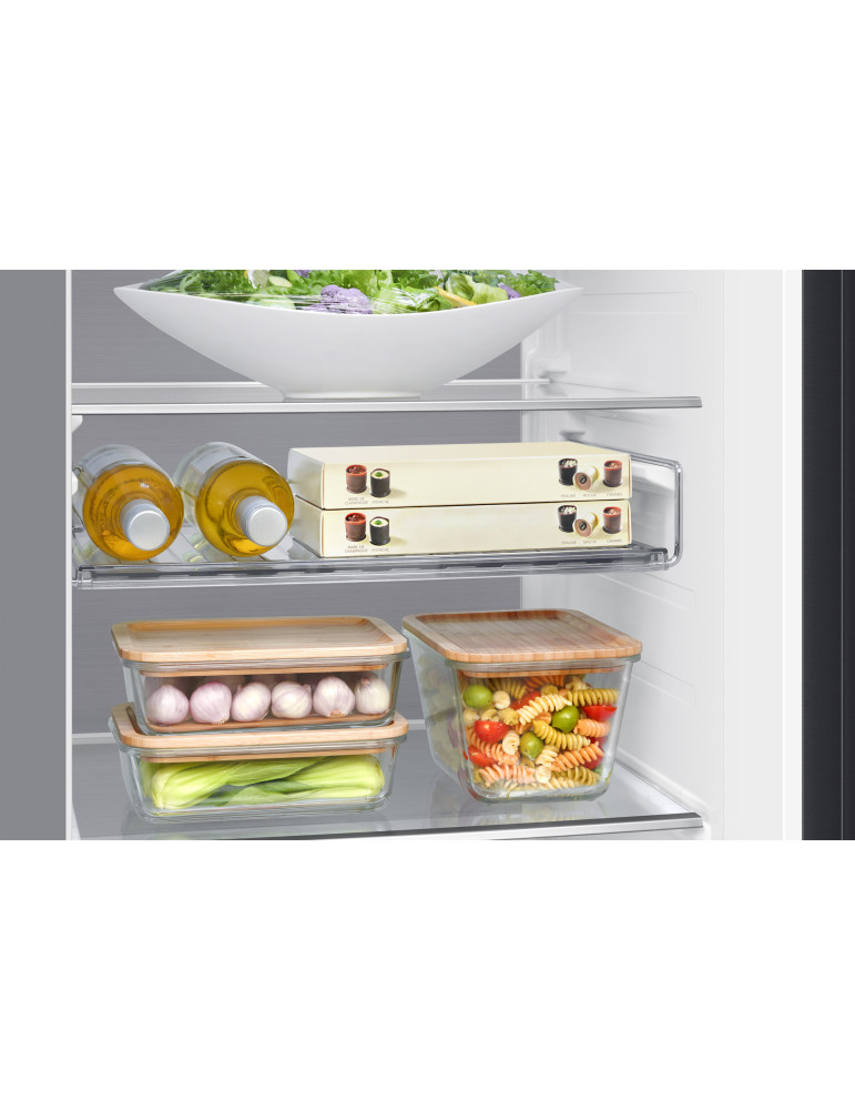Samsung Series 9 Réfrigérateur Bespoke AI Family Hub -Américain- Carbone- 614L - RS90F66BEFEF- Classe E
