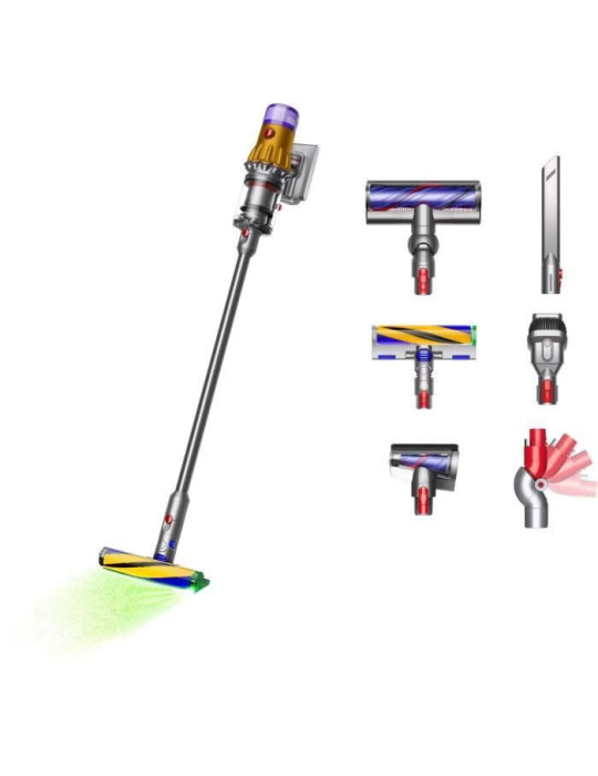 DYSON V12 Detect Slim Absolute - Contrôle de puissance - Puissance 150 AW