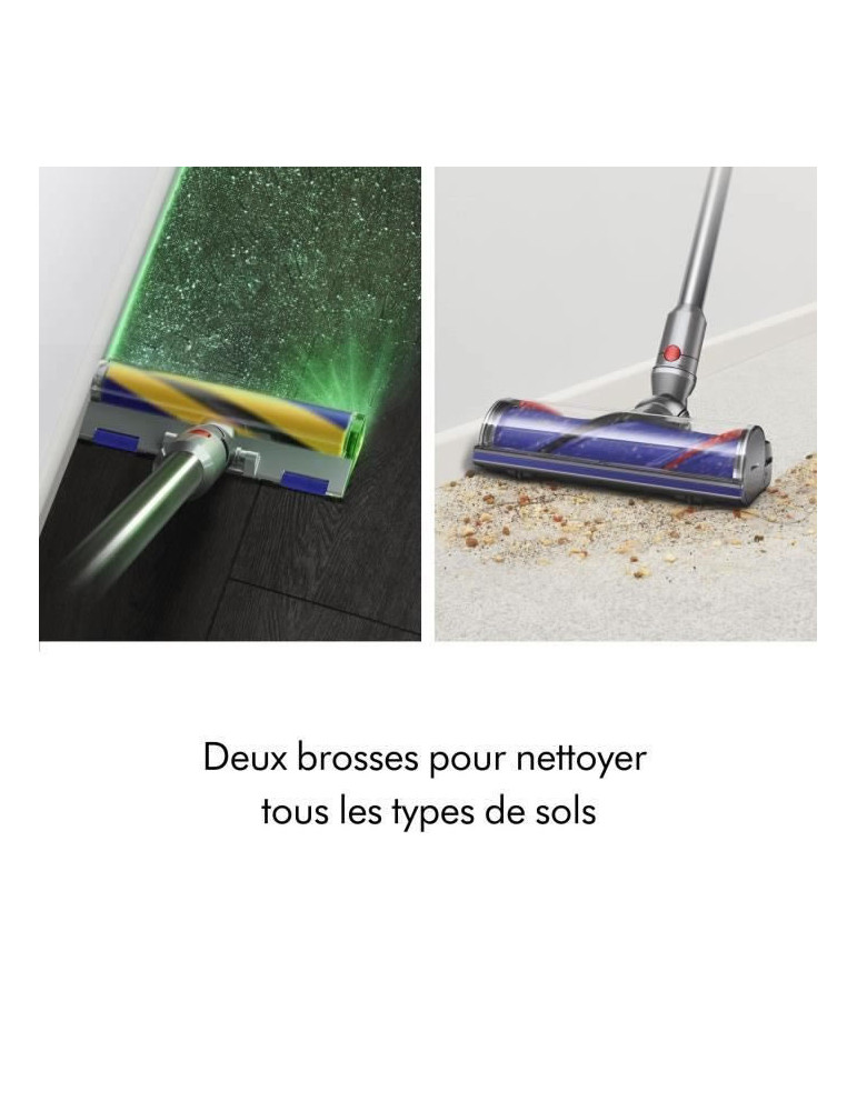 DYSON V12 Detect Slim Absolute - Contrôle de puissance - Puissance 150 AW