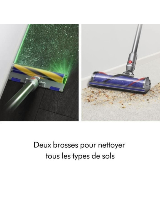 DYSON V12 Detect Slim Absolute - Contrôle de puissance - Puissance 150 AW