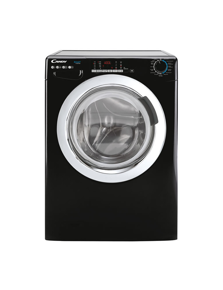 Candy Smart Inverter CSS1410TWMCBE/FR machine à laver Charge avant 10 kg 1400 tr/min Noir