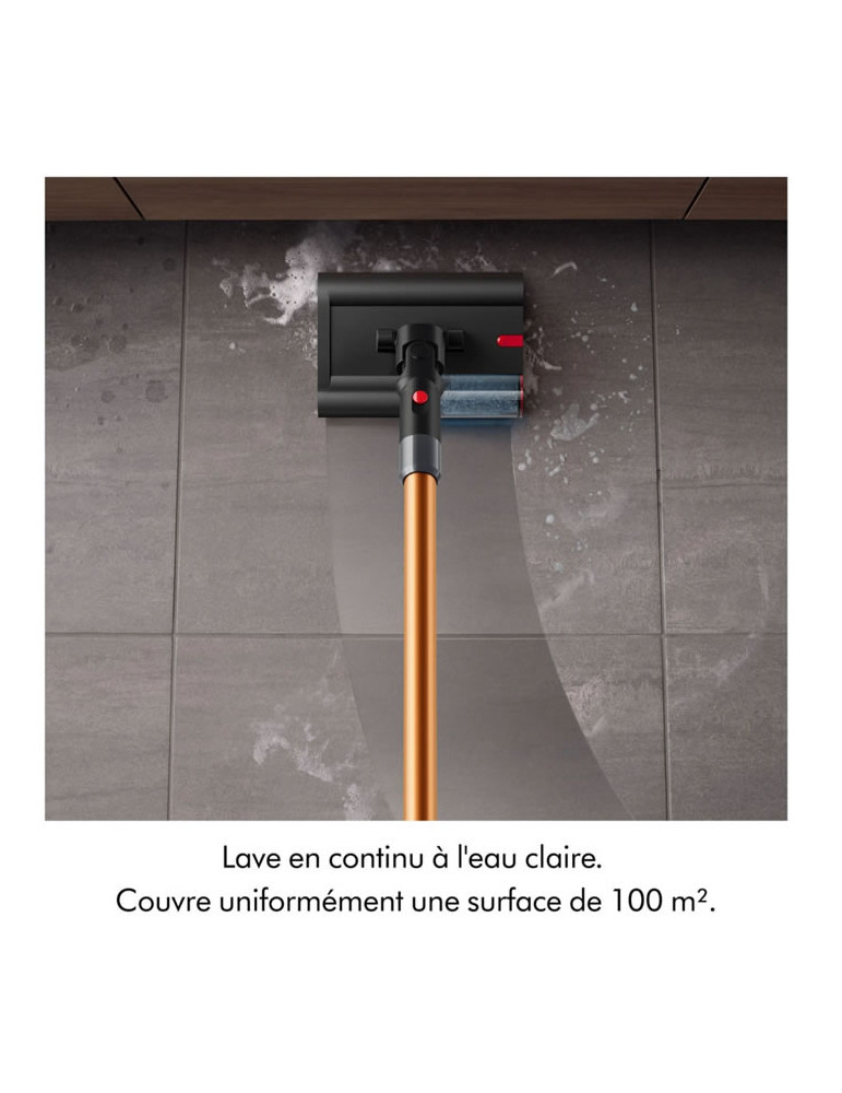 DYSON Pencilwash - Aspirateur / Laveur de sol - 30 min - 100 m²- 0,30 L - Orange / Noir