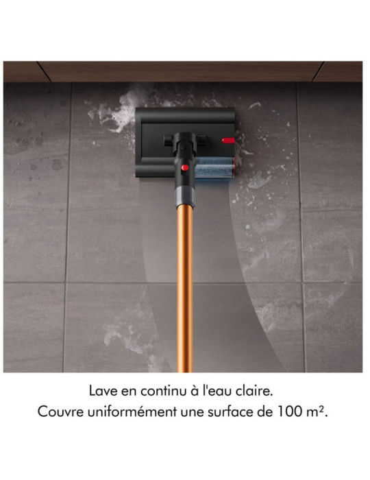 DYSON Pencilwash - Aspirateur / Laveur de sol - 30 min - 100 m²- 0,30 L - Orange / Noir