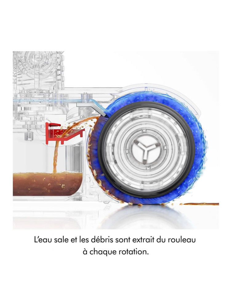DYSON Pencilwash - Aspirateur / Laveur de sol - 30 min - 100 m²- 0,30 L - Orange / Noir