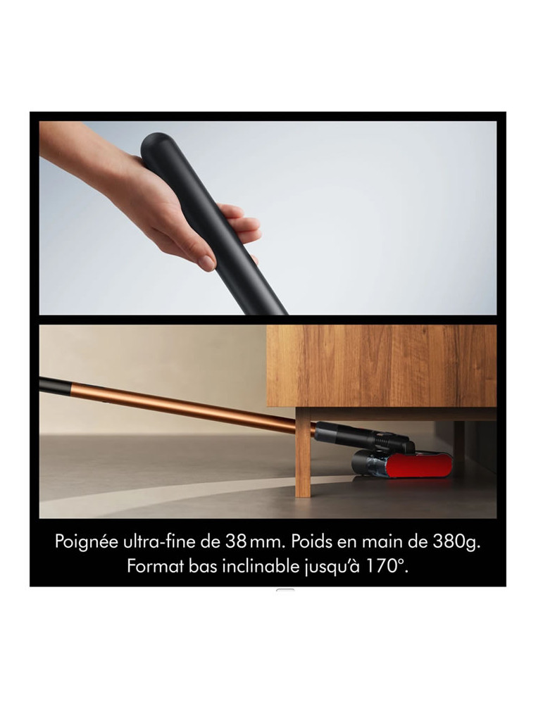 DYSON Pencilwash - Aspirateur / Laveur de sol - 30 min - 100 m²- 0,30 L - Orange / Noir