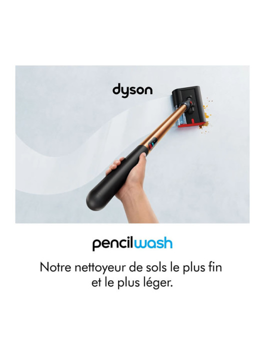 DYSON Pencilwash - Aspirateur / Laveur de sol - 30 min - 100 m²- 0,30 L - Orange / Noir