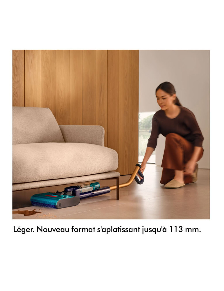 Dyson Clean+Wash Hygiene™ - Nettoyeur de sols 2-en-1 aspirateur / laveur  - 70 min d'autonomie
