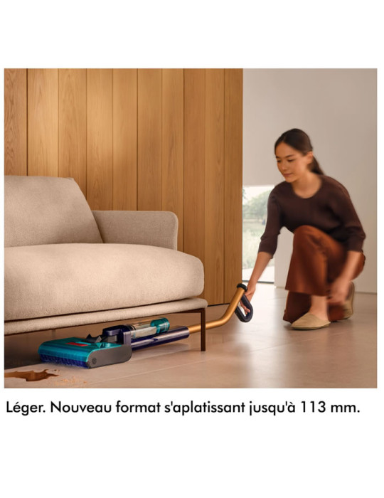 Dyson Clean+Wash Hygiene™ - Nettoyeur de sols 2-en-1 aspirateur / laveur  - 70 min d'autonomie
