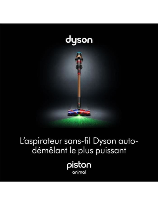 DYSON V16 Piston Animal - Aspirateur sans fil - Puissance 315 Airwatts - Filtration HEPA - Brosse adaptative auto-démêlante