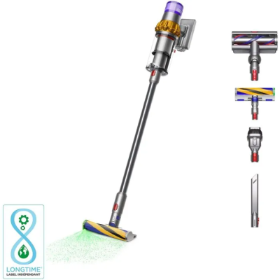 DYSON V15 Detect Absolute - Aspirateur sans fil - Puissance 240 Airwatts - Brosse avec lumière intégrée