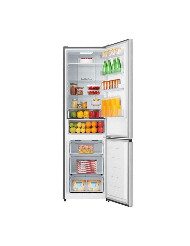CONTINENTAL EDISON CEFC251NFIX réfrigérateur-congélateur Pose libre 251 L Inox