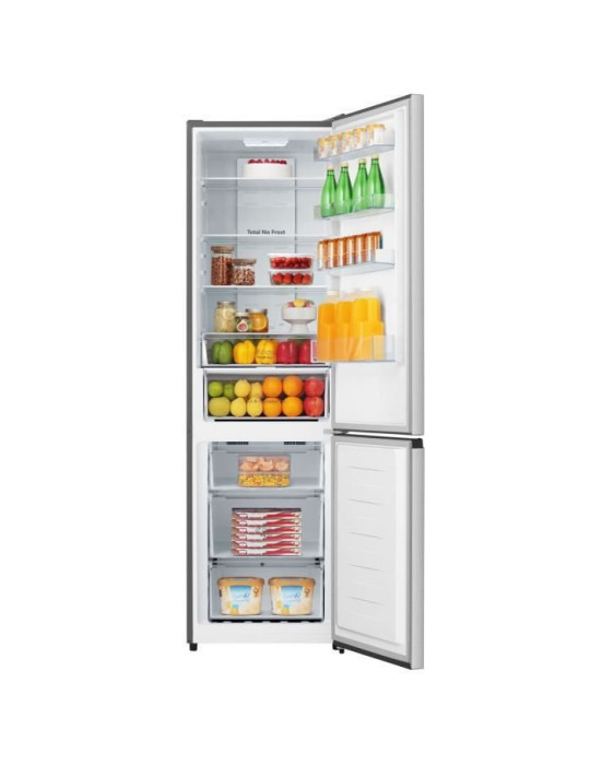 CONTINENTAL EDISON CEFC251NFIX réfrigérateur-congélateur Pose libre 251 L Inox